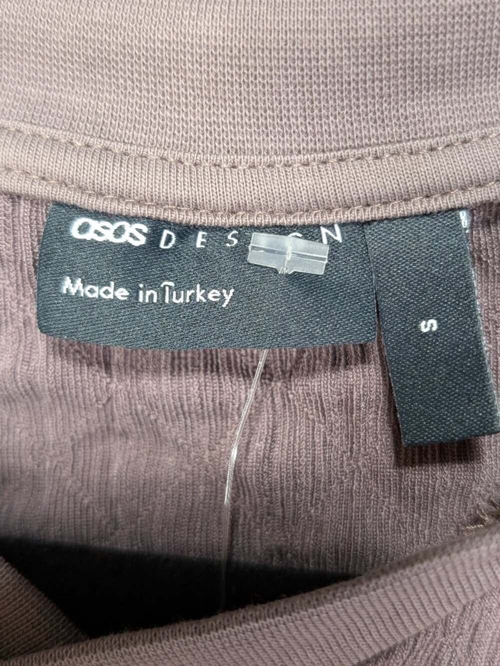 ASOS Sleeveless Knit Polo Top in Dusty Mauve Size Small NWT - Picture 6 of 11